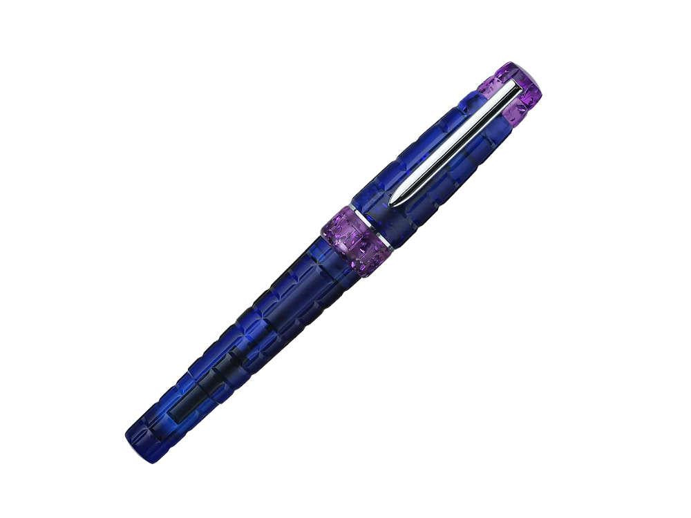 Benu Tessera Tanzanite Füllfederhalter, Edelharz, Violett, 25.2.2.5.0