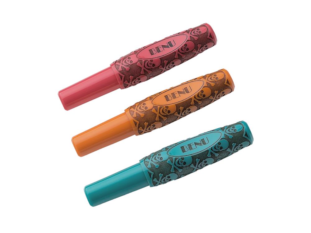 Benu Pixie Jolly Roger Füllfederhalter Set, Edelharz, Bunt, PX05