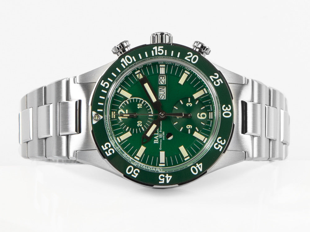 Ball Roadmaster Rescue Chronograph Automatik Uhr, Grün, LE, DC3030C-S2-GR
