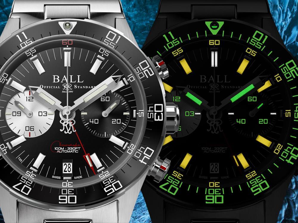 Ball Roadmaster M Chronograph LE Automatik Uhr, 41 mm, DC3180C-S1CJ-BK