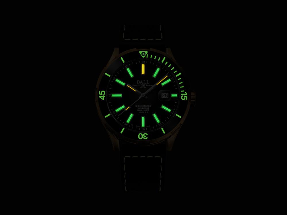 Ball Roadmaster M Marvelight Bronze Automatik Uhr, DD3072B-L3CJ-BK