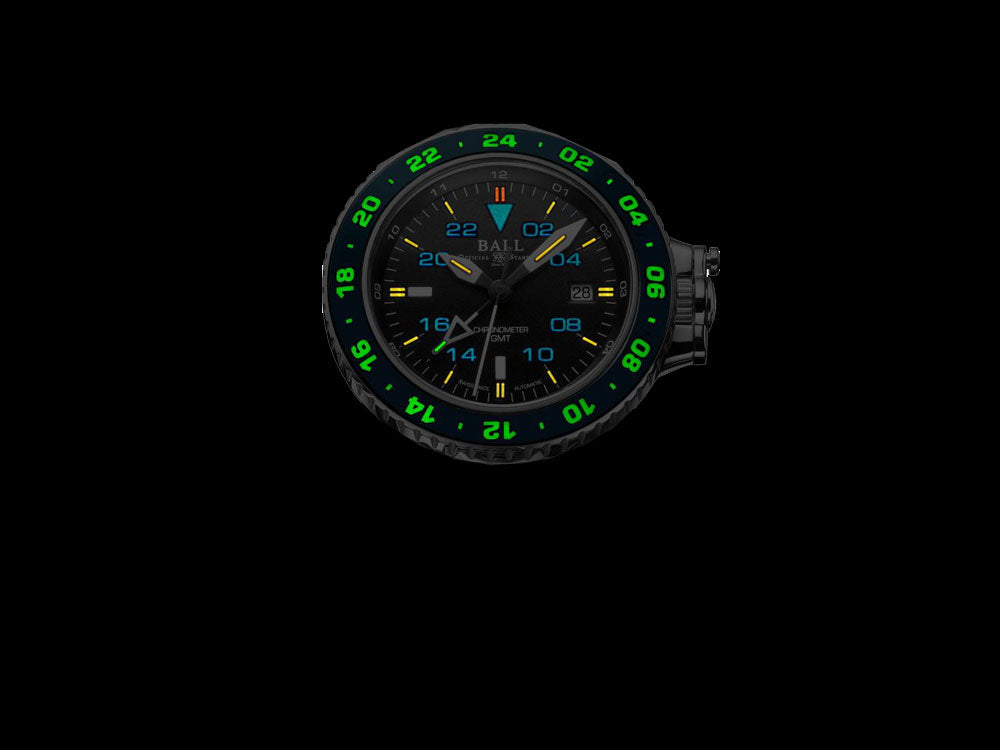 Ball Engineer Hydrocarbon AeroGMT II Automatik Uhr, 42 mm, DG2018C-P10C-BE