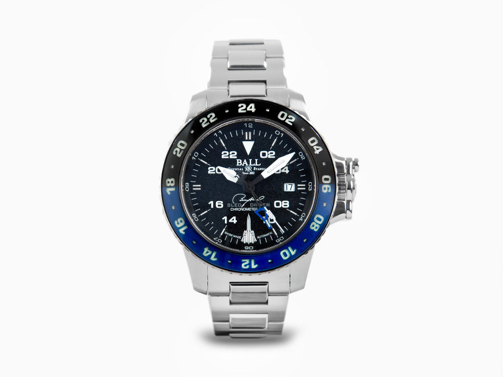 Ball Engineer Hydrocarbon AeroGMT Sled Driver Automatik Uhr, Schwarz, COSC