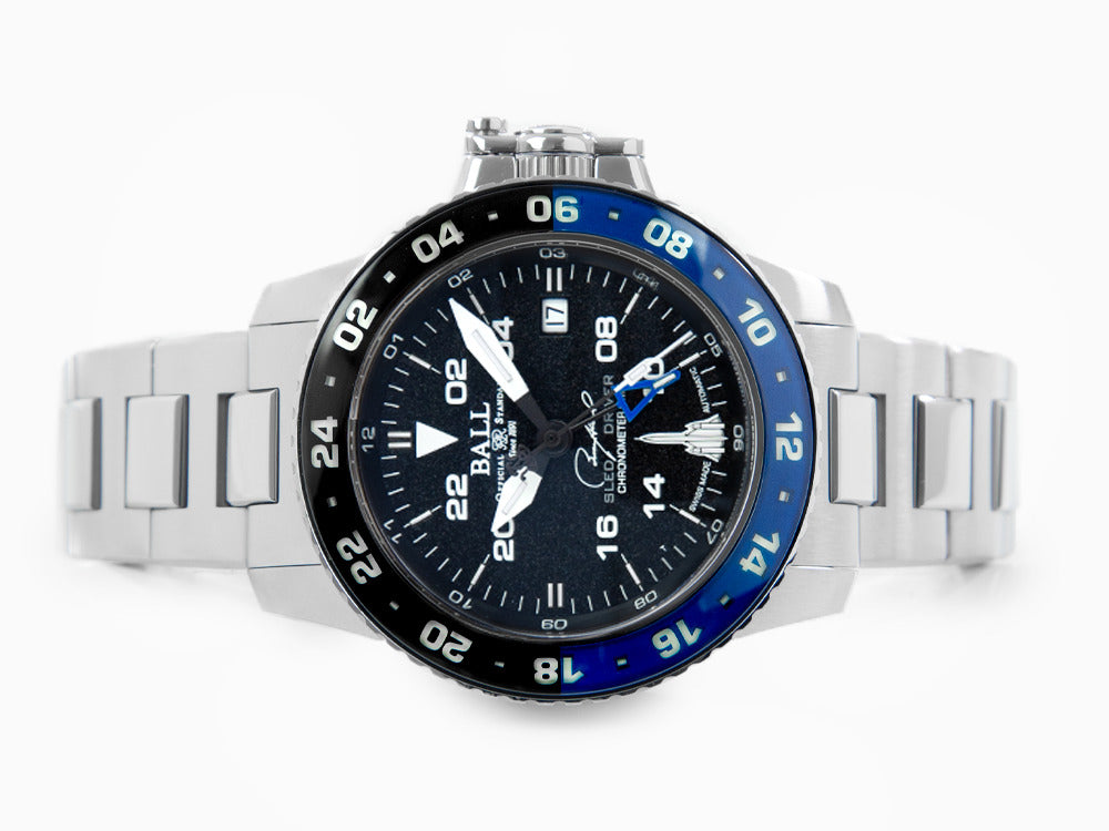 Ball Engineer Hydrocarbon AeroGMT Sled Driver Automatik Uhr, Schwarz, COSC