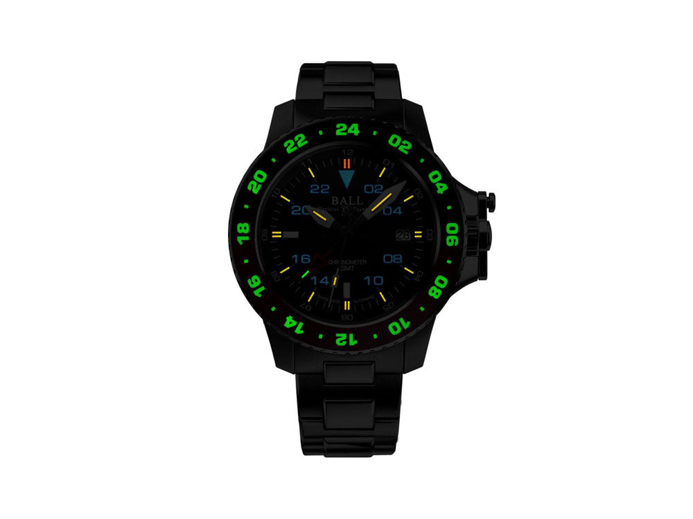 Ball Engineer Hydrocarbon AeroGMT II Automatik Uhr, 40 mm, DG2118C-S11C-BK