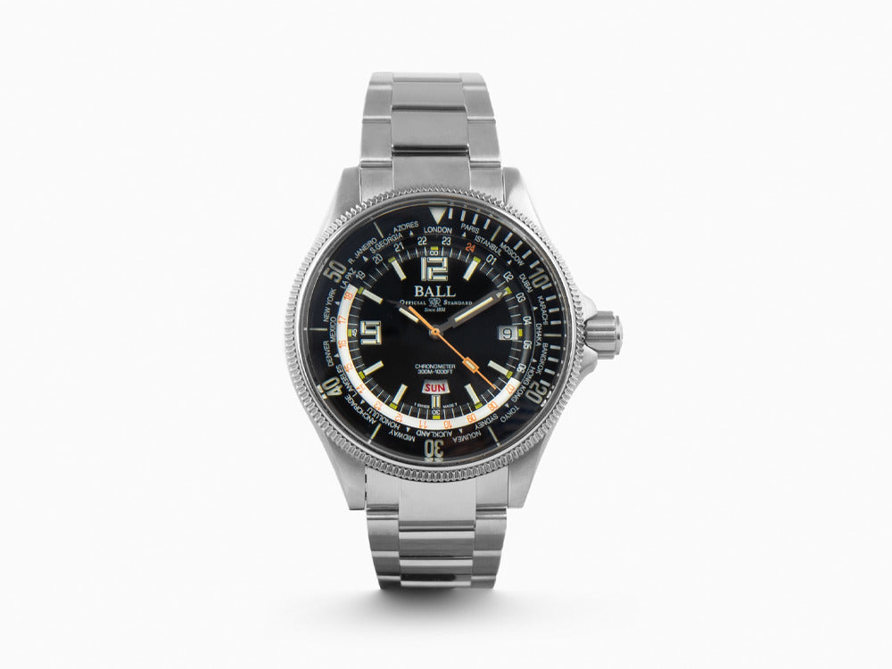 Ball Engineer Master II Diver Worldtime Automatik Uhr, COSC, DG2232A-SC-BK