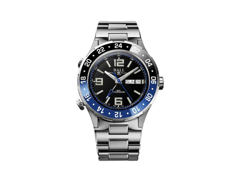 Ball Roadmaster Marine GMT Automatik Uhr, Limitierte Edition, DG3000A-S1CJ-BK