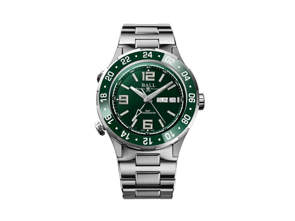 Ball Roadmaster Marine GMT Automatik Uhr, Limitierte Edition, DG3000A-S5C-GR
