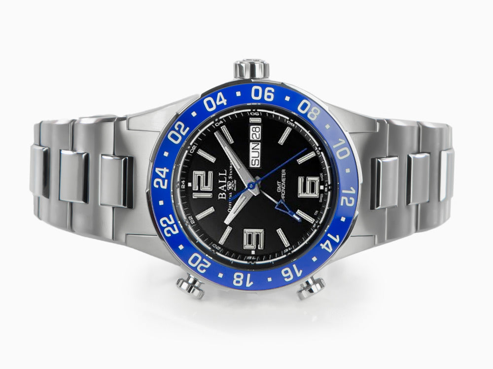 Ball Roadmaster Marine GMT Automatik Uhr, Schwarz, 40 mm, L.E., DG3030B-S6CJ-BK