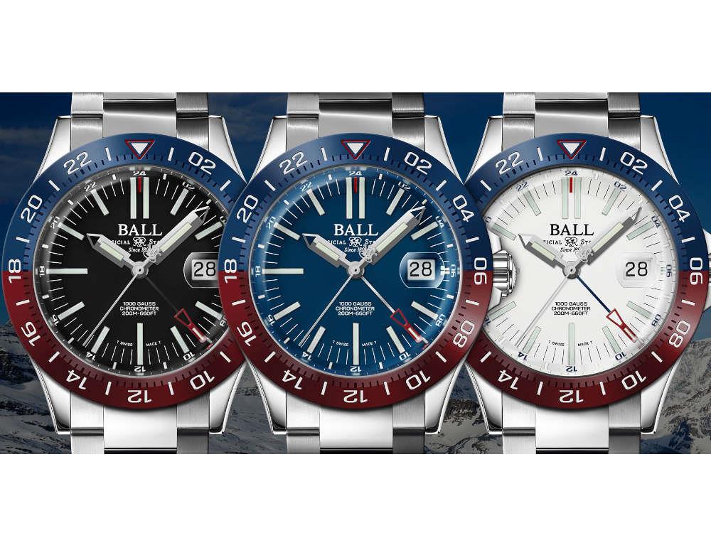 Ball Engineer III Outlier GMT Automatik Uhr Blau, 40 mm, DG9002B-S2C-BE