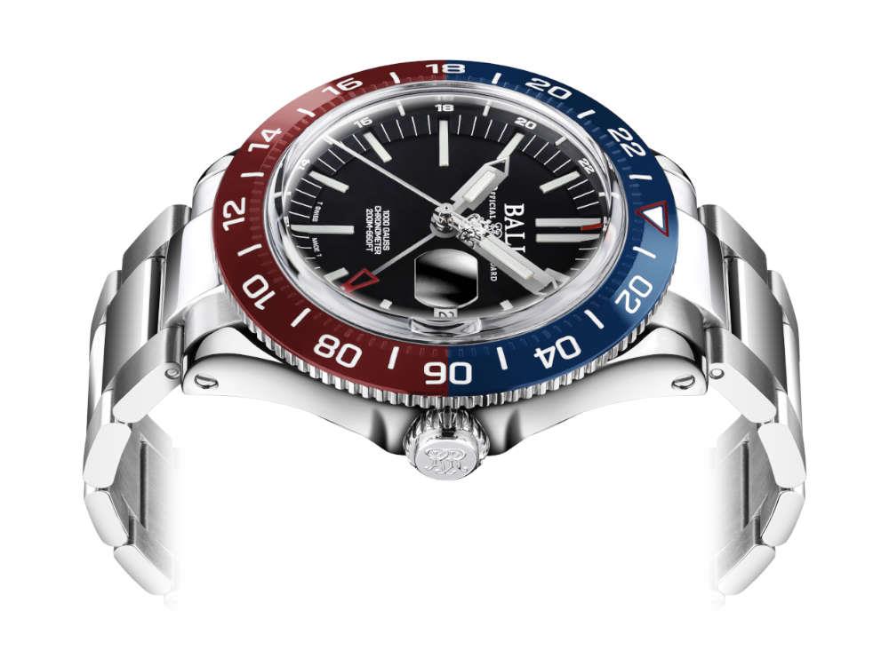 Ball Engineer III Outlier GMT Automatik Uhr, Schwarz, 40 mm, DG9002B-S2C-BK