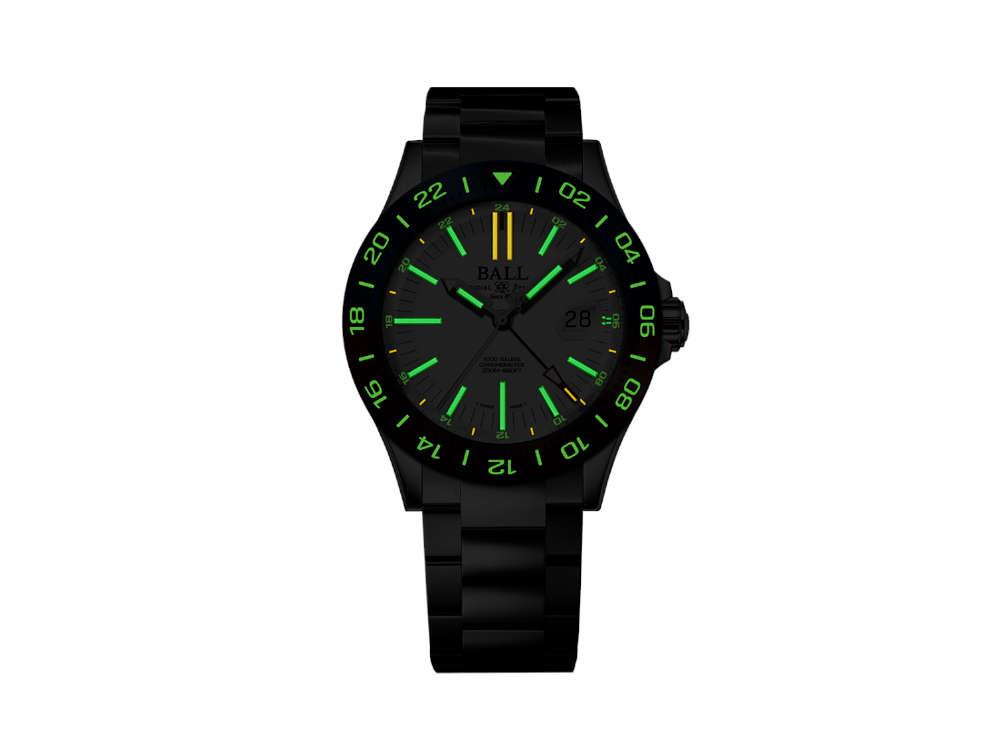 Ball Engineer III Outlier GMT Automatik Uhr, Weiss, 40 mm, DG9002B-S2C-WH