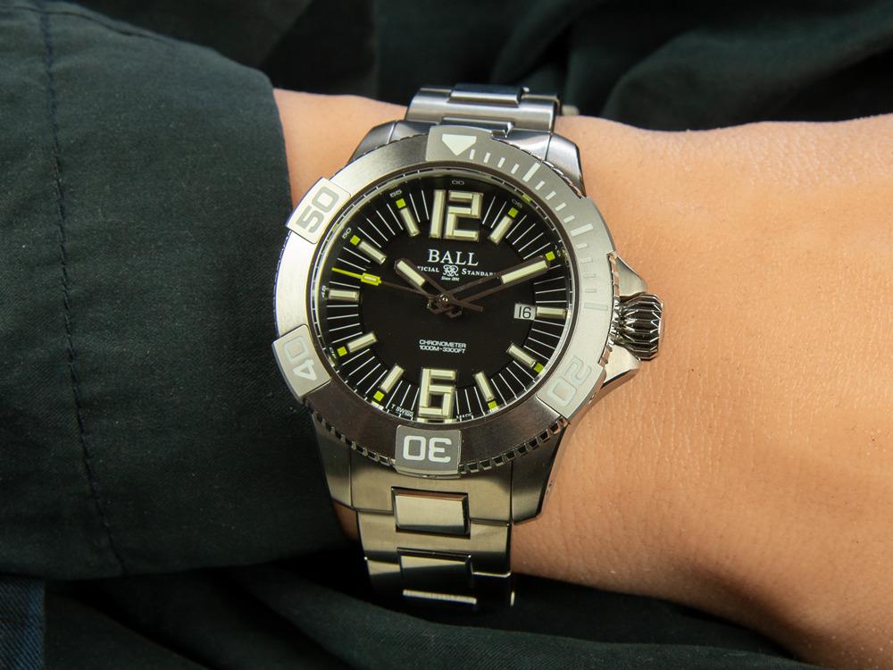 Ball Engineer Hydrocarbon DeepQUEST Automatik Uhr, 42 mm, DM3002A-SC-BK