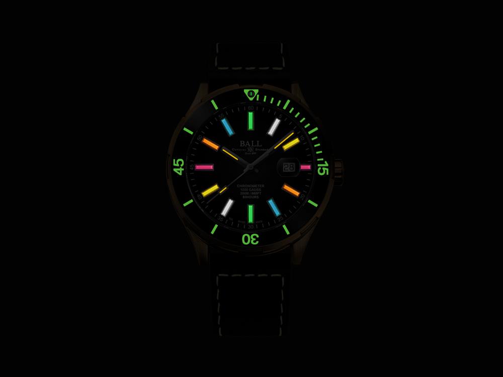 Ball Roadmaster Marvelight Bronze Automatik Uhr, DM3070B-L3CJ-BKR