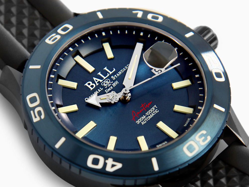 Ball Fireman NECC Automatik Uhr, Ball RR1103, Blau, DM3090A-P11J-BE