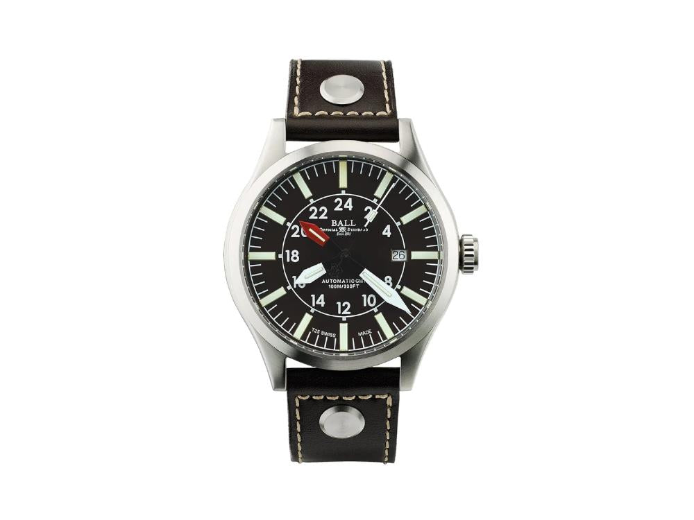 Ball Engineer Master II Aviator GMT Uhr, Ball RR1201, Braun, GM1086C-LJ-BR