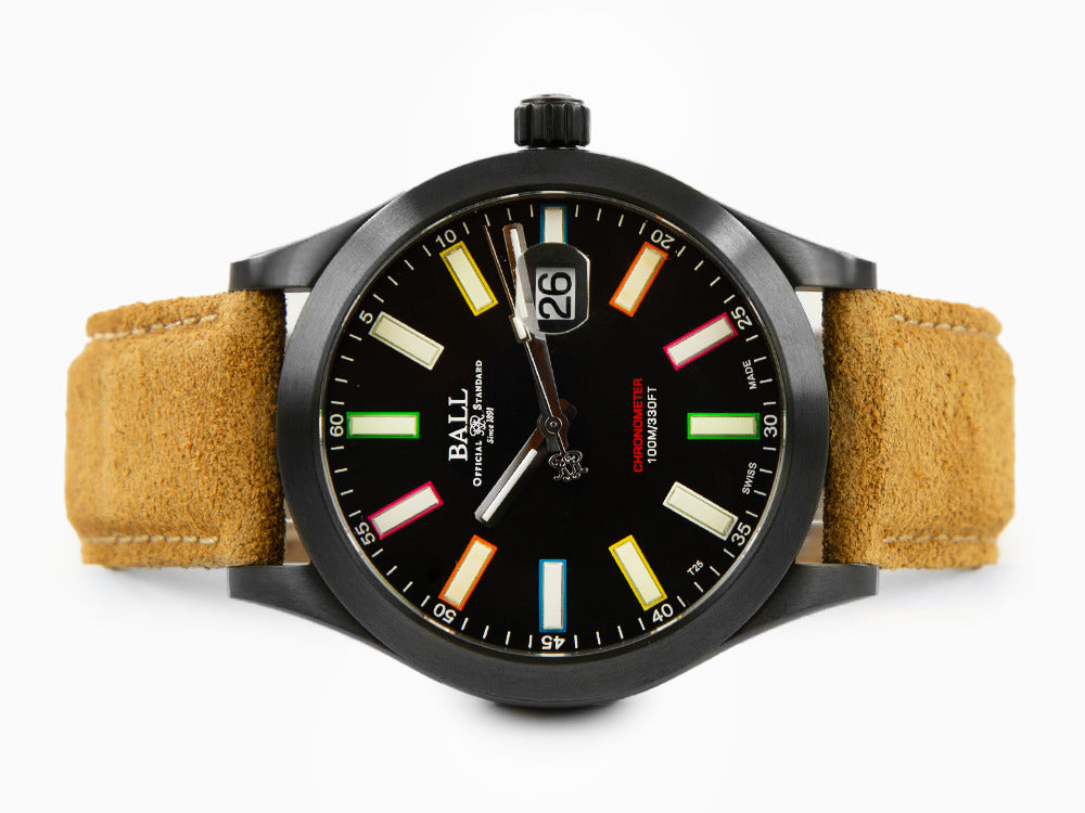 Ball Engineer II Rainbow Automatik Uhr, Limitierte Edition, NM2028C-L28CJ-BK