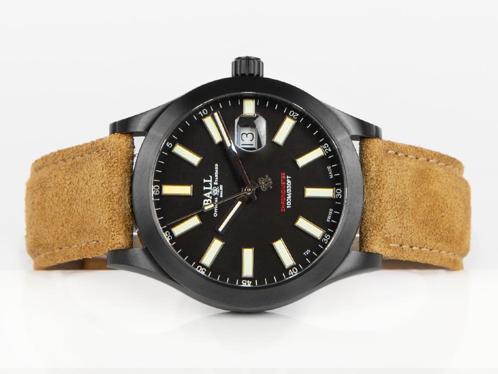 Ball Engineer II Green Berets Automatik Uhr, Ball RR1103-C, Schwarz, COSC, 43mm