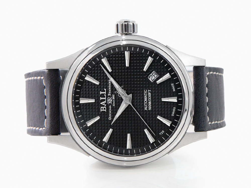 Ball Fireman Victory Automatik Uhr, Ball RR1103, Schwarz, Leder, NM2098C-L5J-BK