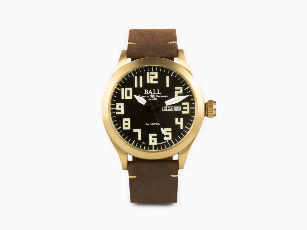 Ball Engineer III Bronze Automatik Uhr, RR1102, Schwarz, 43 mm, NM2186C-L3J-BK