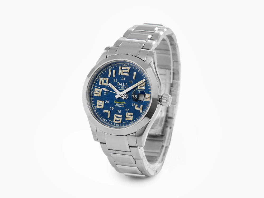 Ball Engineer M Pioner Automatik Uhr, Blau, 40 mm, COSC, NM9032C-S2C-BE1