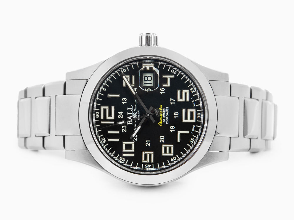 Ball Engineer M Pioner Automatik Uhr, 40 mm, COSC, Stahlband, NM9032C-S2C-BK1