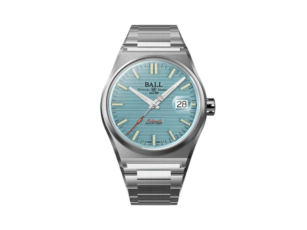 Ball Roadmaster Perseverer Automatik Uhr, Hellblau, 40 mm, NM9050C-S1-IBE