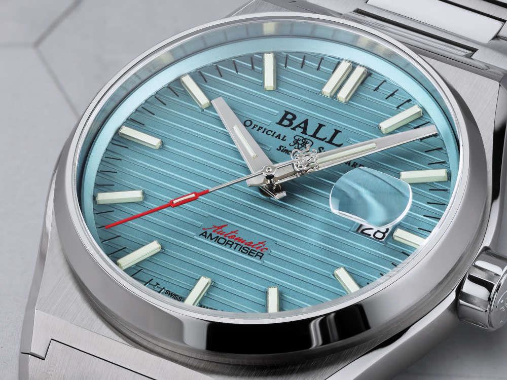 Ball Roadmaster Perseverer Automatik Uhr, Hellblau, 40 mm, NM9050C-S1-IBE