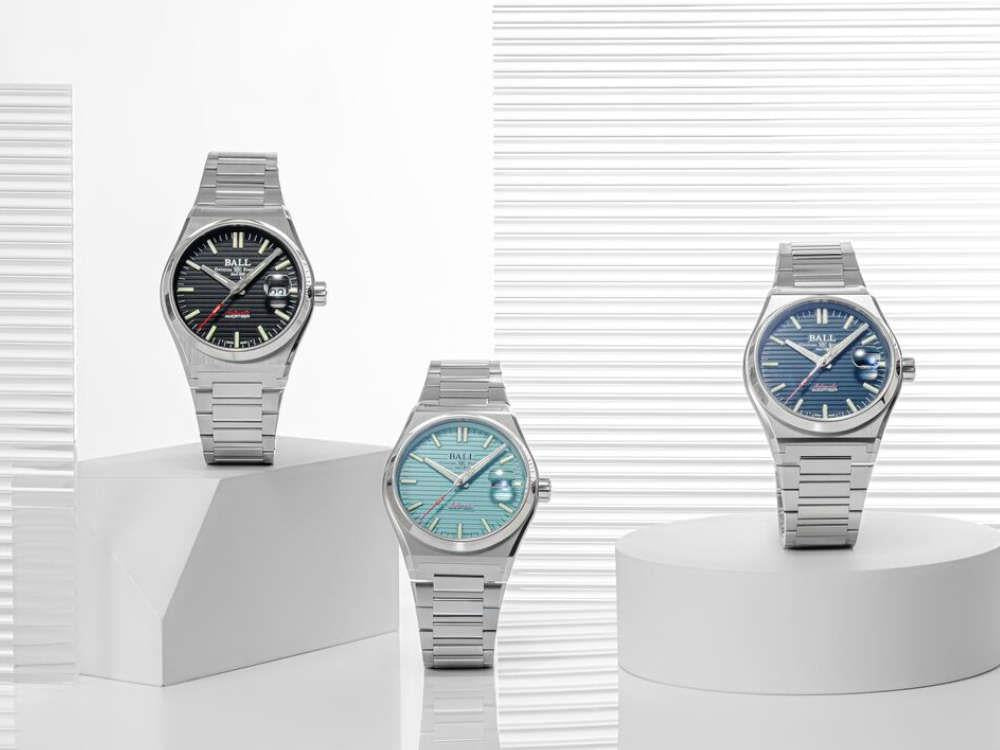 Ball Roadmaster Perseverer Automatik Uhr, Hellblau, 40 mm, NM9050C-S1-IBE