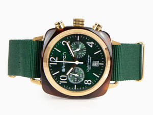 Briston Clubmaster Classic Quartz Uhr, Grün, 40 mm, 15140.PYA.T.10.NBG