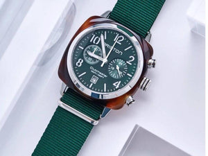 Briston Clubmaster Classic Quartz Uhr, Grün, 40 mm, 15140.SA.T.10.NBG
