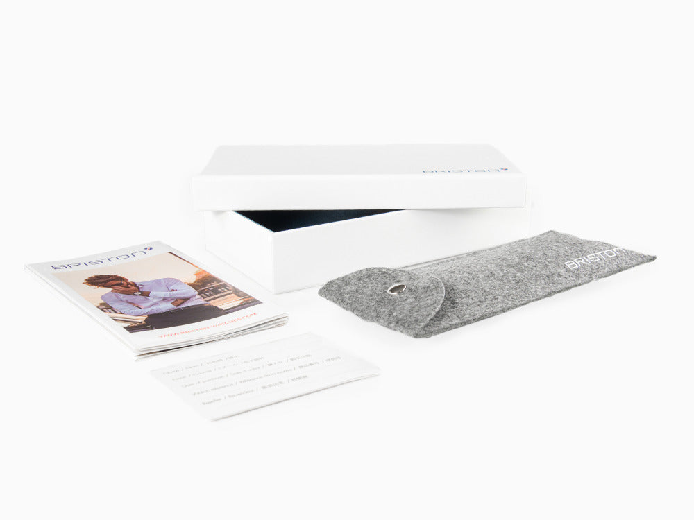 Briston Clubmaster Sport Quartz Uhr, Weiss, 42 mm, 17142.SA.TS.2.NGA