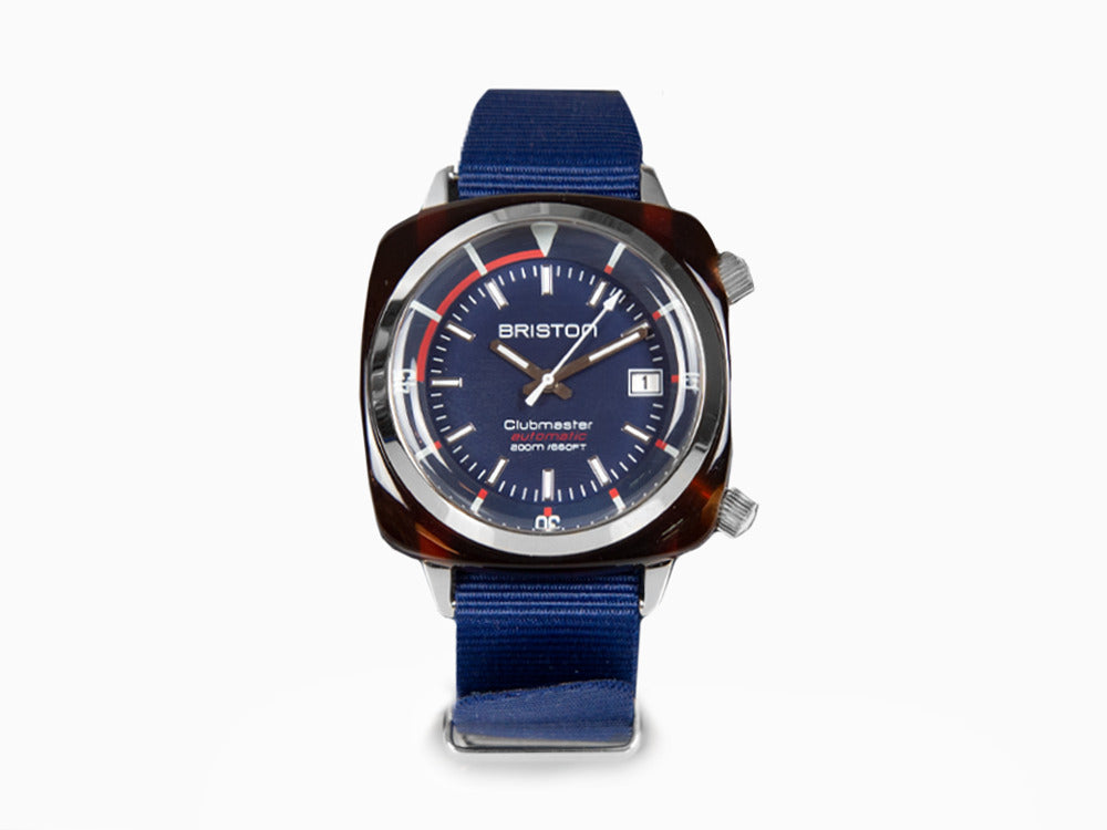 Briston Clubmaster Diver Automatik Uhr, Blau, 42 mm, 17642.SA.TD.15.NNB