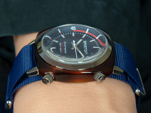 Briston Clubmaster Diver Automatik Uhr, Blau, 42 mm, 17642.SA.TD.15.NNB