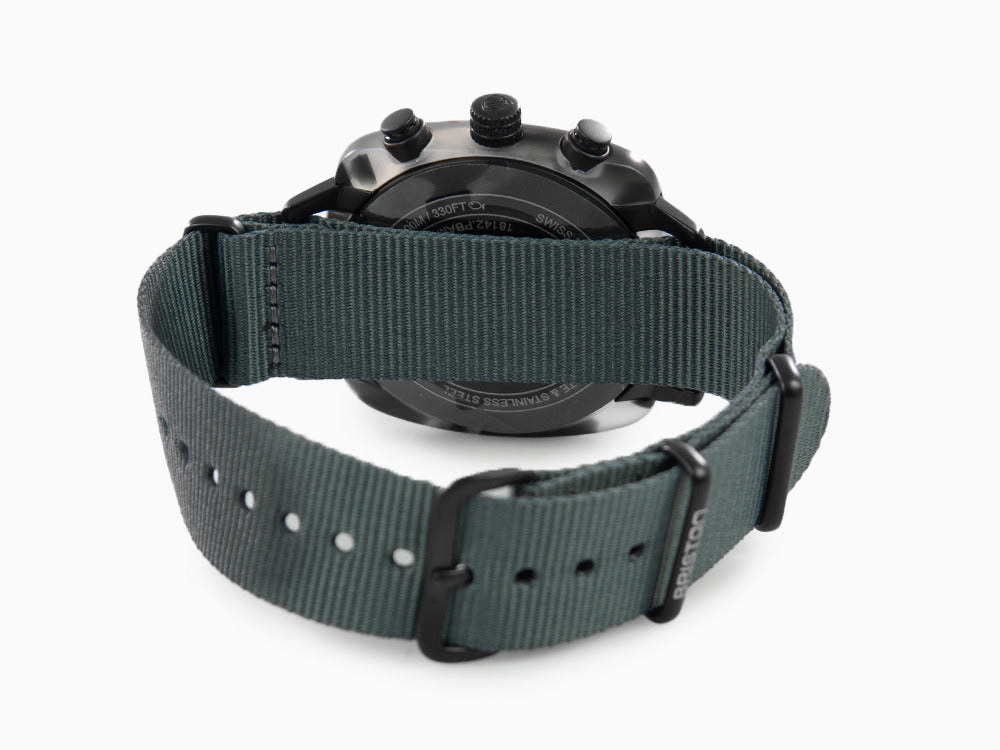 Briston Clubmaster Sport Quartz Uhr, Schwarz, 42 mm, 18142.PBAM.GTS.3.NG