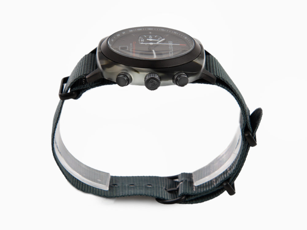 Briston Clubmaster Sport Quartz Uhr, Schwarz, 42 mm, 18142.PBAM.GTS.3.NG