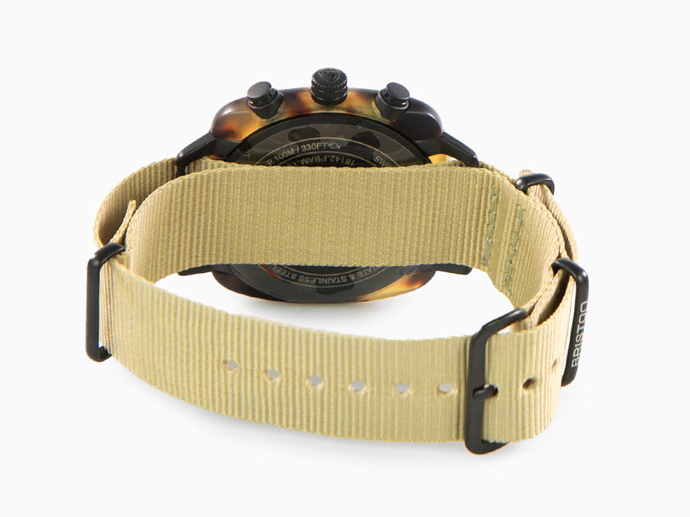 Briston Clubmaster Sport Quartz Uhr, Schwarz, 42 mm, 18142.PBAM.TSS.5.NK