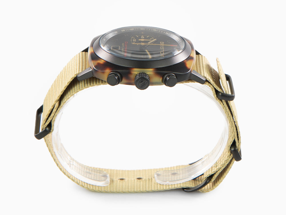 Briston Clubmaster Sport Quartz Uhr, Schwarz, 42 mm, 18142.PBAM.TSS.5.NK