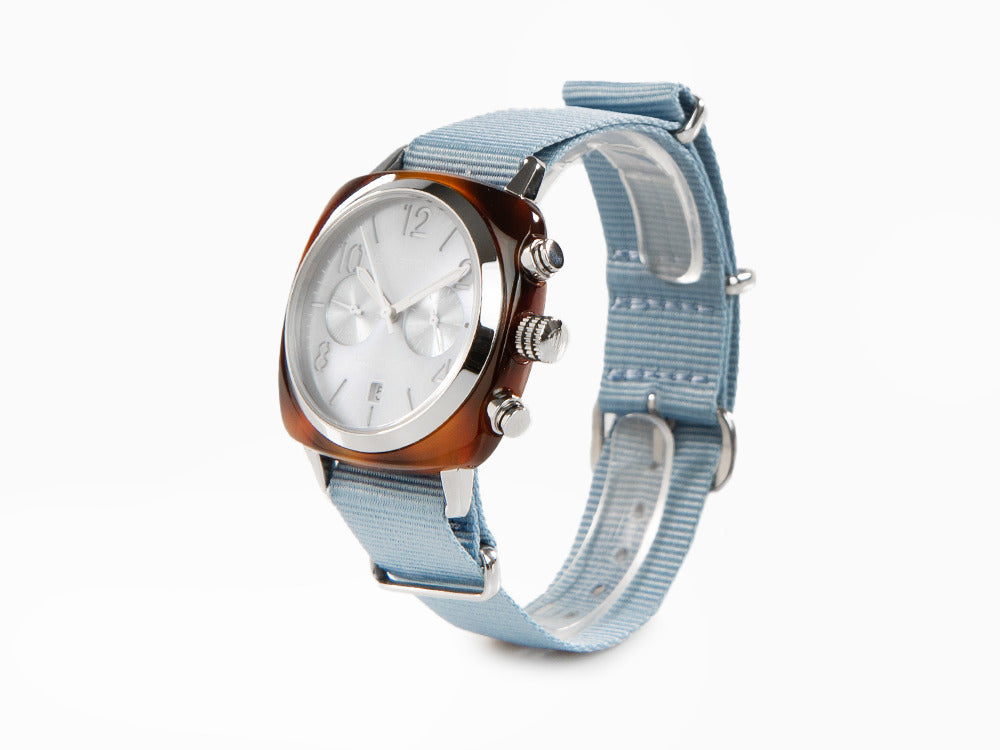 Briston Clubmaster Classic Quartz Uhr, Blau, 40 mm, 19140.SA.T.25.NIB