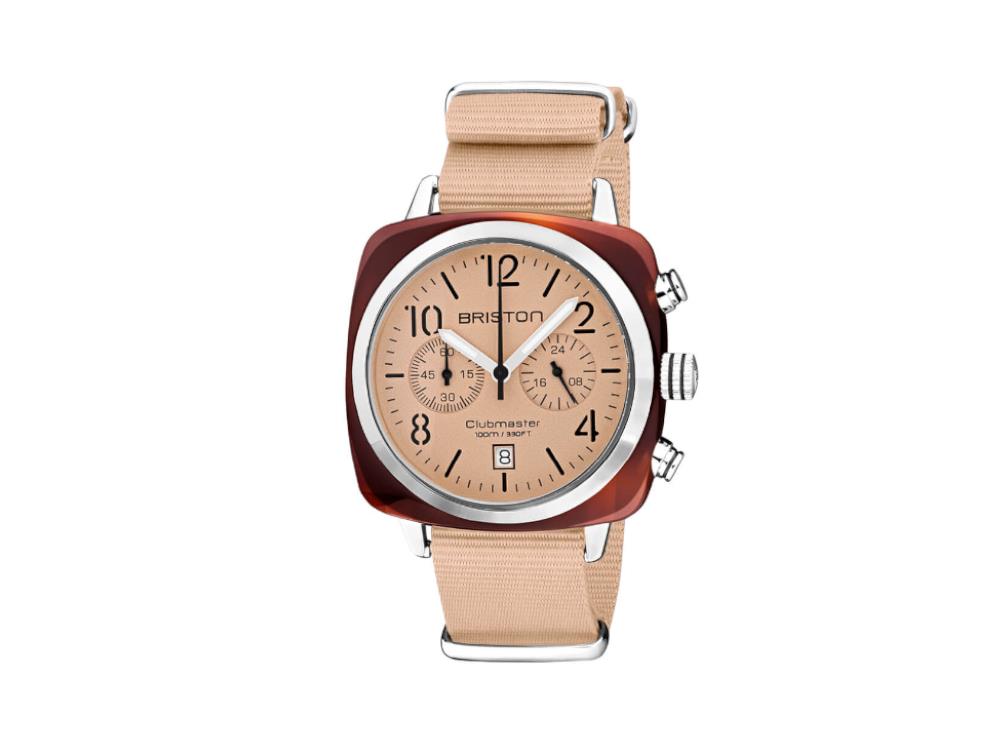 Briston Clubmaster Classic Terracotta Uhr, Acetat, 40 mm, 20140.SA.T.36.NTN