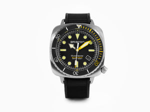 Briston Clubmaster Diver Pro Automatik Uhr, Schwarz, 44 mm, 20644.S.DP.34.RB