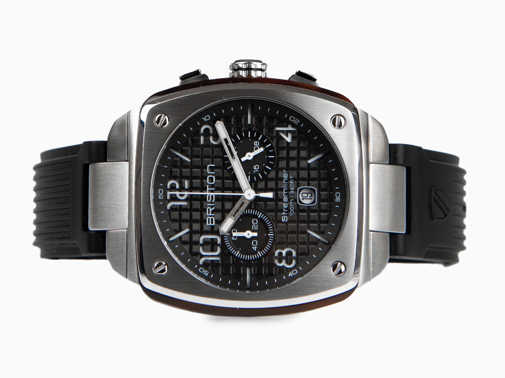 Briston Streamliner Urban Quartz Uhr, chwarz, 42 mm, 22142.S.T.1.RB
