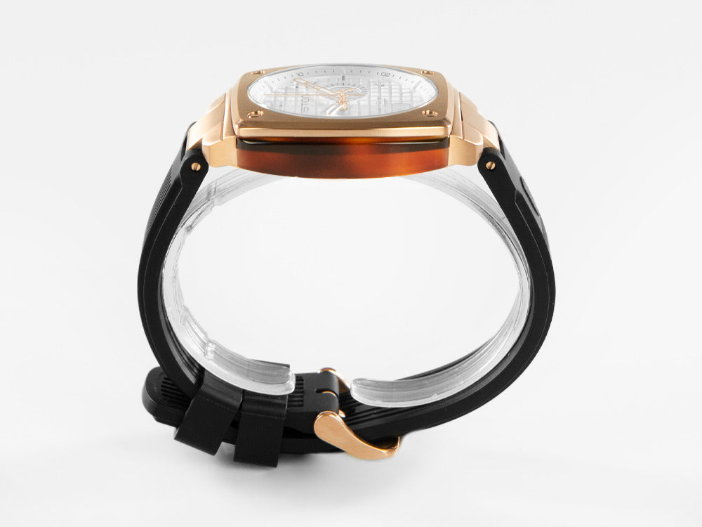 Briston Streamliner Urban Quartz Uhr, PVD, Weiss, 42 mm, 22142.SPRG.T.2.RB