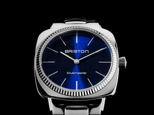 Briston Clubmaster Elegant Quartz Uhr, Blau, 37 mm, 23937.S.E.15.SB