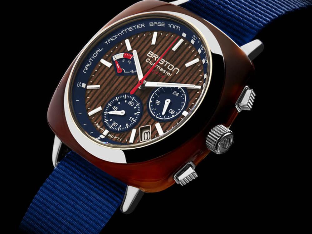 Briston Clubmaster Regatta Quartz Uhr, Braun, 42 mm, 241542.SA.T.15W.NNB