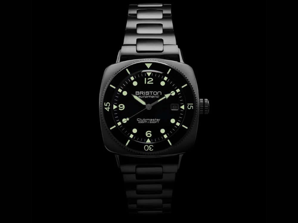 Briston Clubmaster Legend Diver Automatik Uhr, Schwarz, 40 mm, 241740.PS.LD.1.SB
