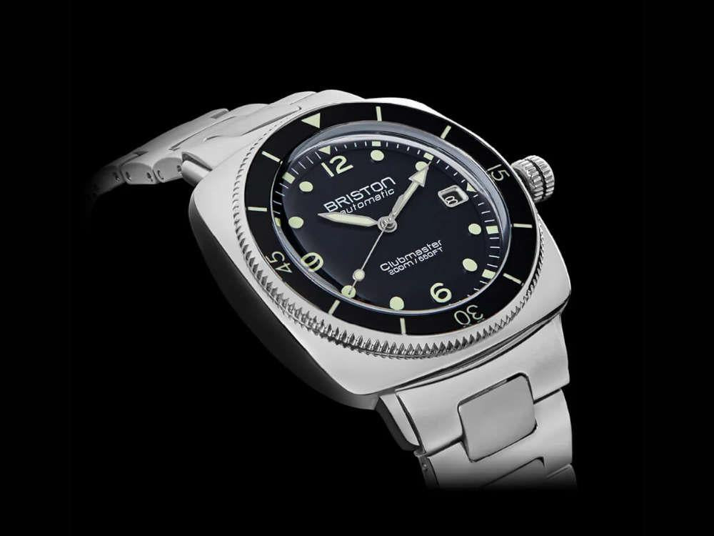 Briston Clubmaster Legend Diver Automatik Uhr, Schwarz, 40 mm, 241740.PS.LD.1.SB