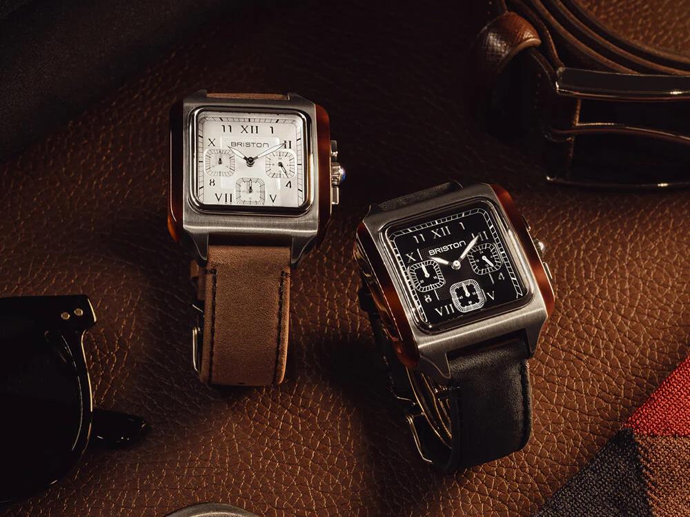 Briston Streamliner Kennedy Chrono Quartz Uhr, 38,5mm, 251838.SA.T.2.FBR