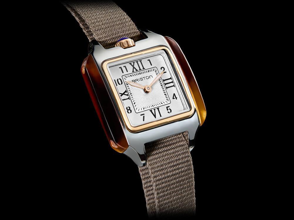 Briston Streamliner Kennedy Quartz Uhr, Damaststahl, Weiss, 252030.PRA.T.2.NT