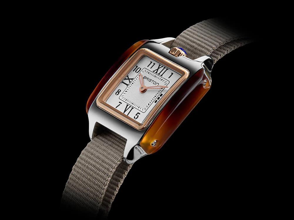 Briston Streamliner Kennedy Quartz Uhr, Damaststahl, Weiss, 252030.PRA.T.2.NT